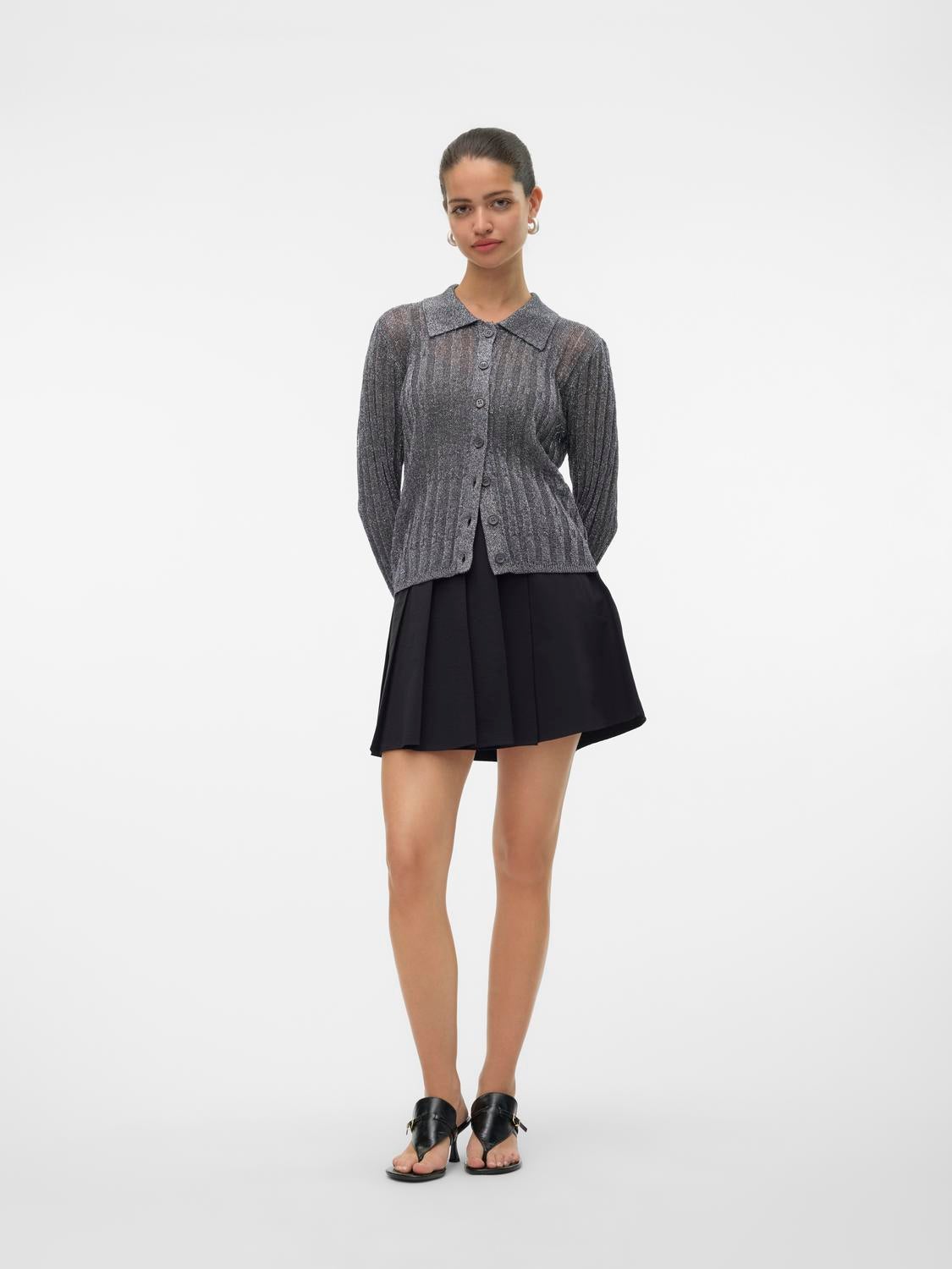 VMSOLONA Hohe Taille Kurzer Rock