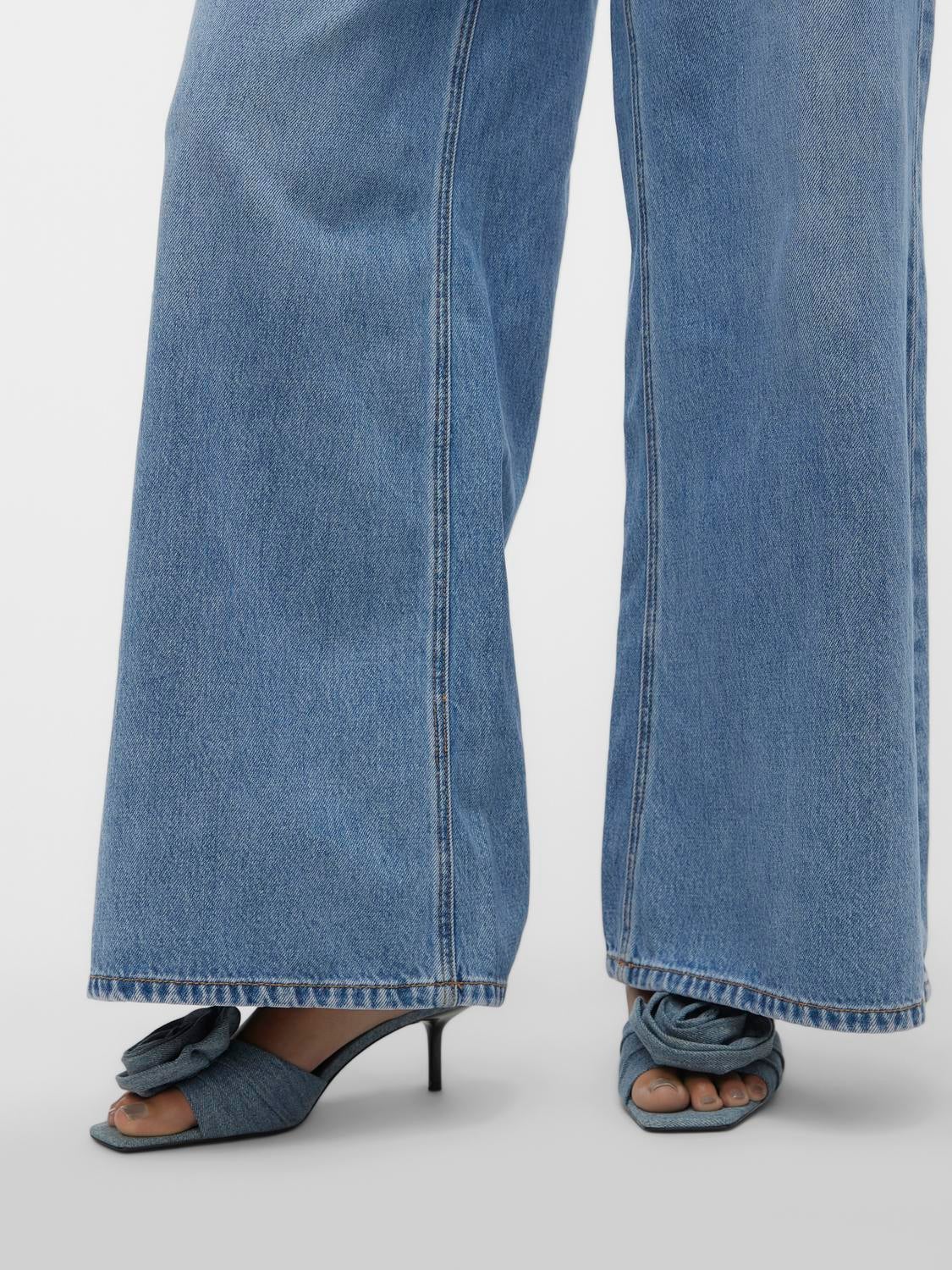 VMANNET Mid Rise Weit geschnitten Jeans