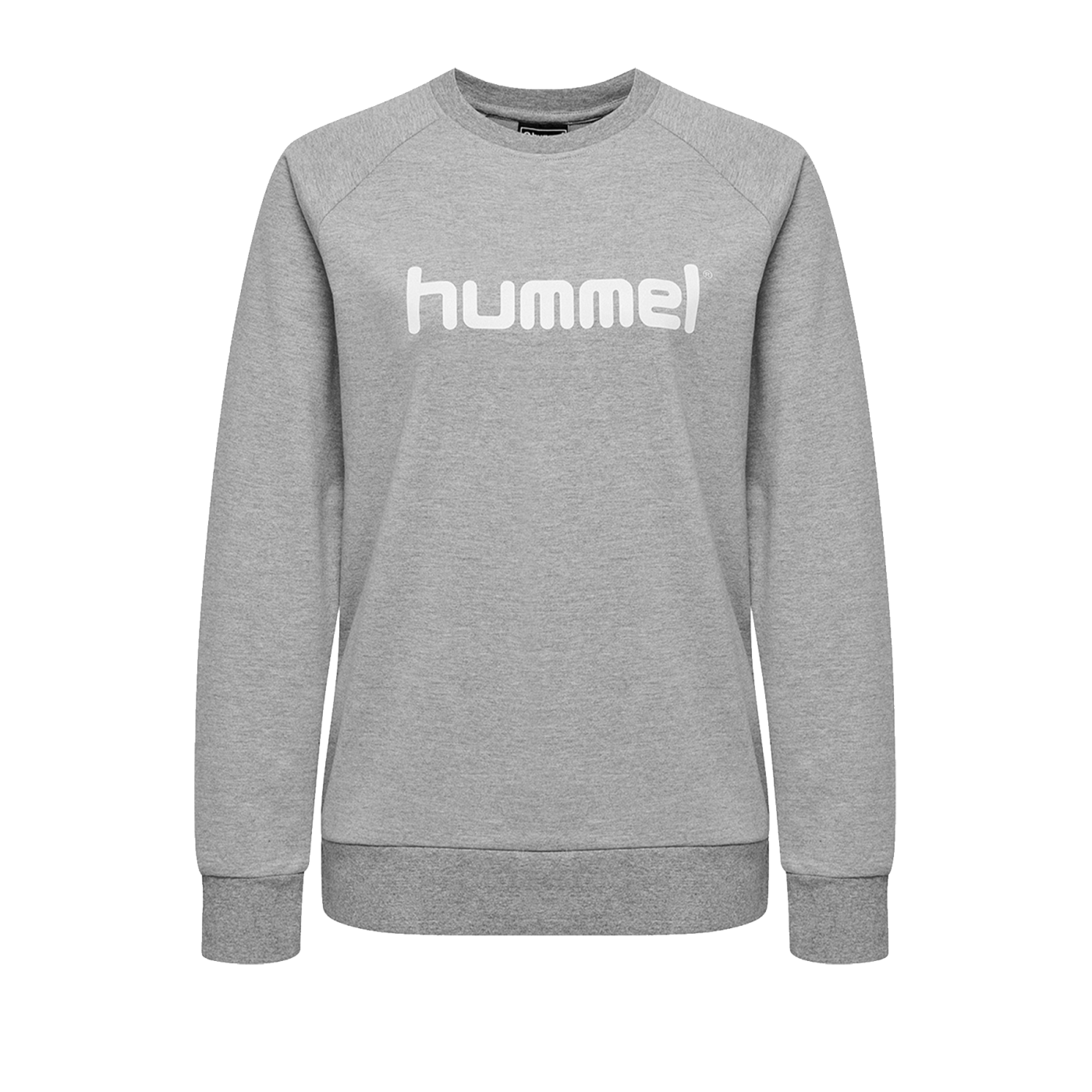 Hummel Cotton Logo Sweatshirt Damen Grau F2006