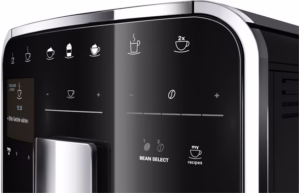Melitta Kaffeevollautomat Barista TS Smart® F850-101, silber, 21 Kaffeerezepte & 8 Benutzerprofile, 2-Kammer Bohnenbehälter