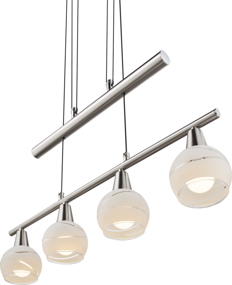 Globo 4-flg LED Pendelleuchte Elliott