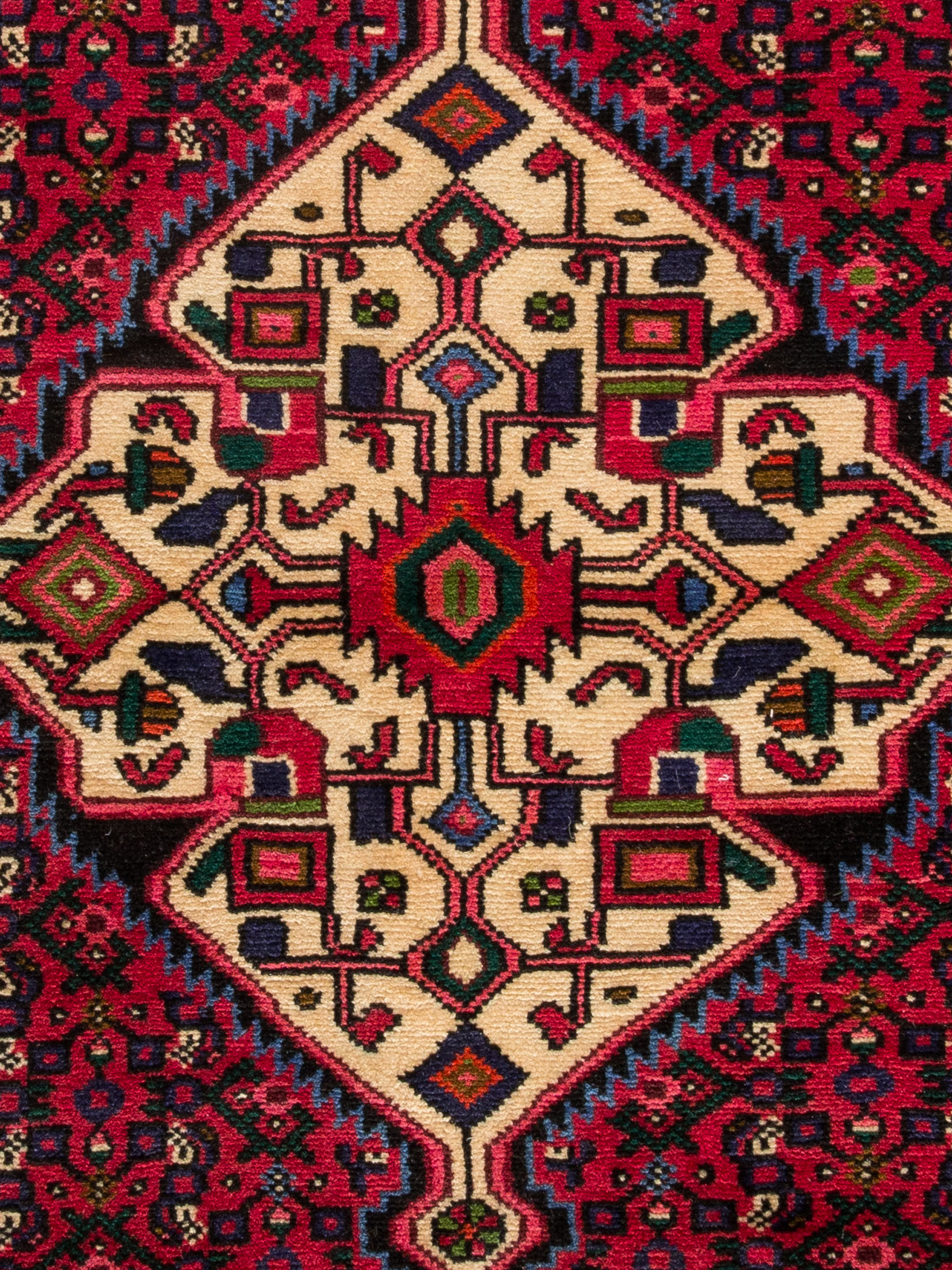 Hosseinabad Hamadan ca. 160 x 220 cm, Unikat / Einzelstück