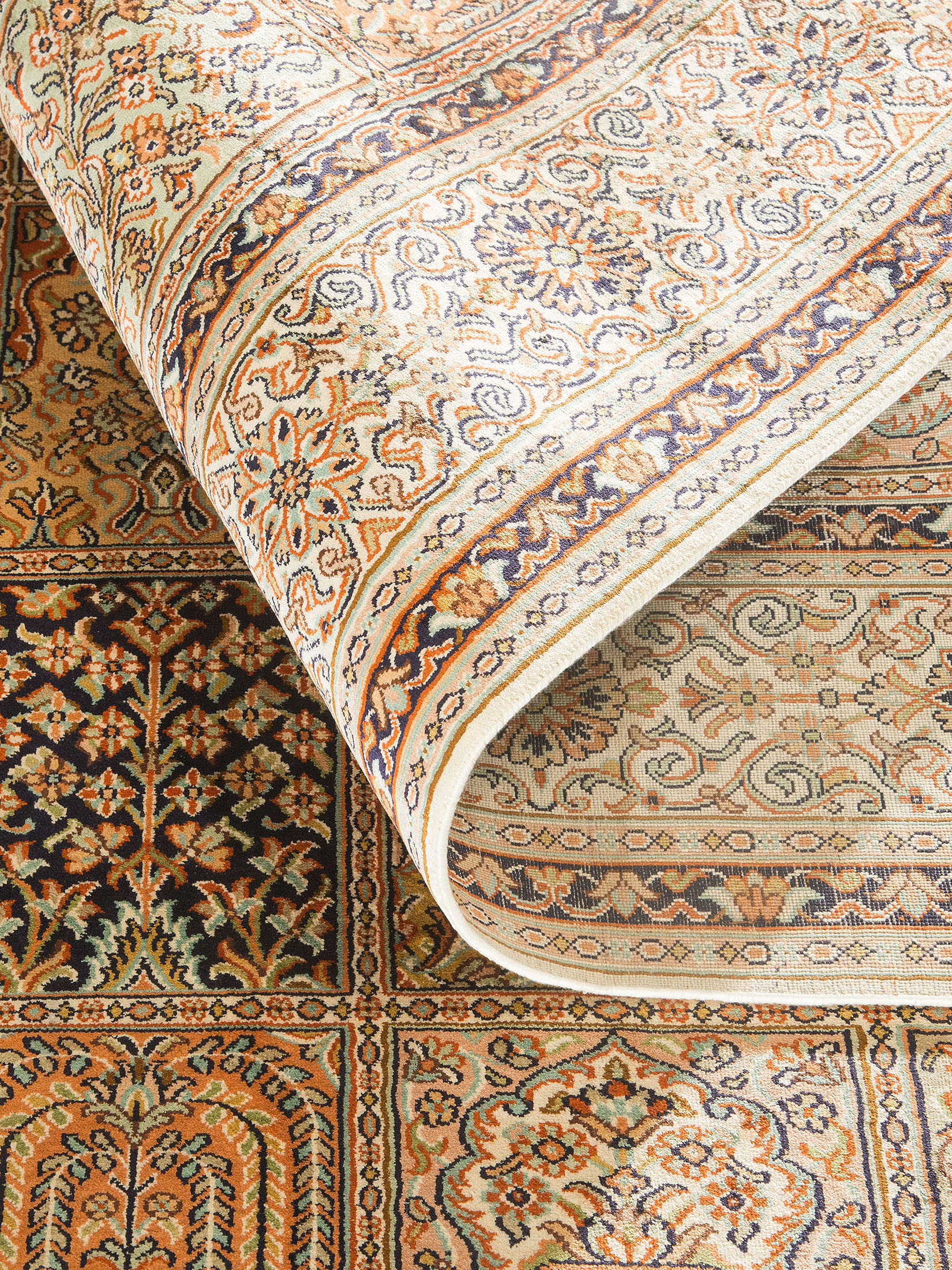 Kaschmir Seide 18/18 ca. 152 x 224 cm, Unikat / Einzelstück