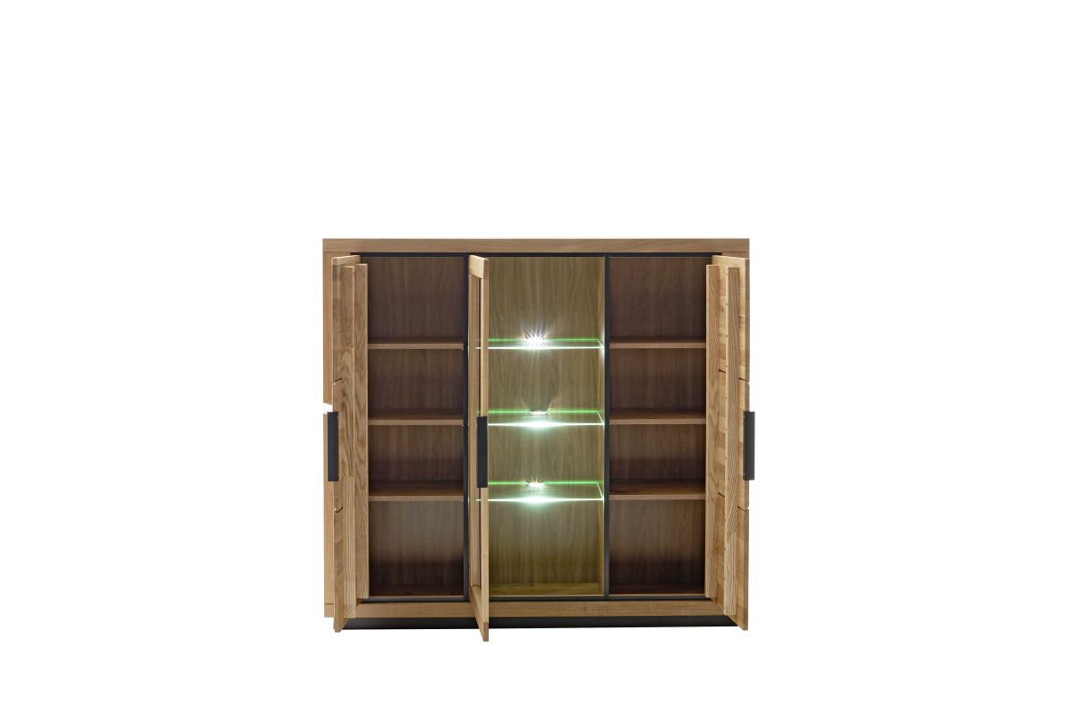MCA Highboard Greno Wildeiche 153 x 142 cm