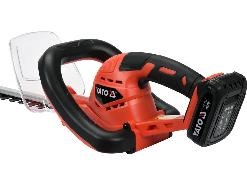 yato Akku-Heckenschere 18V inkl. Akku 2000Mah Li-Ion und Schnellladegerät