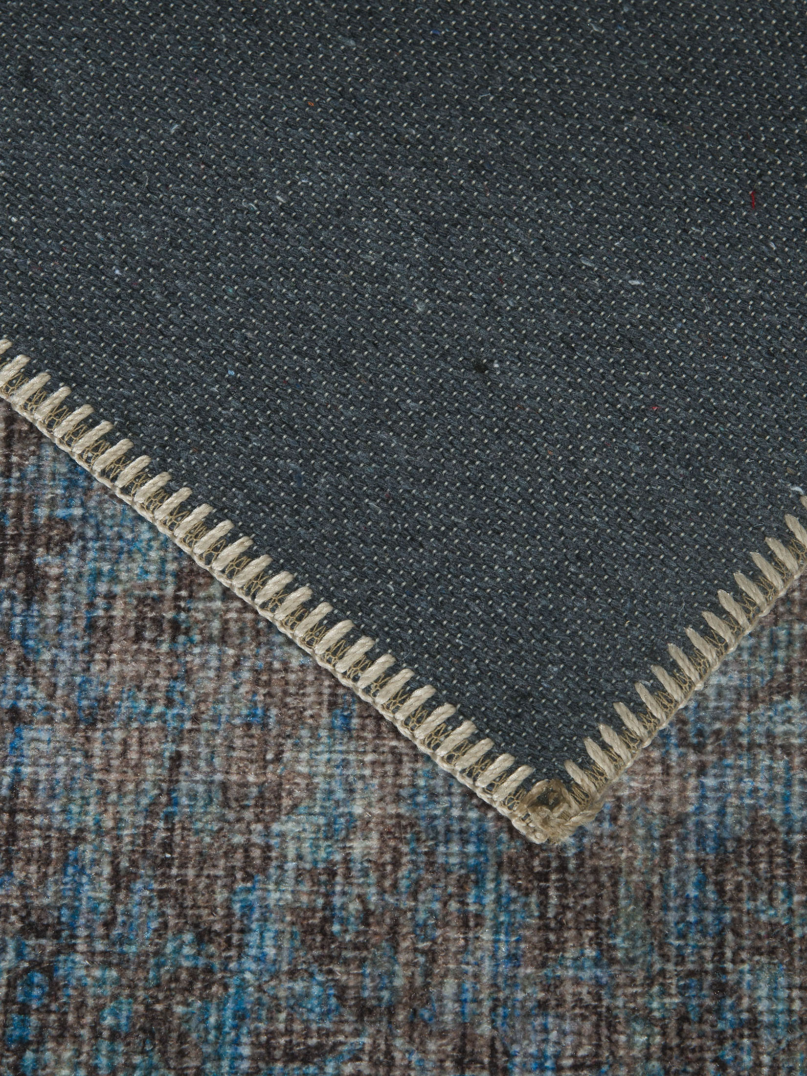 Keles Vintage-Teppich, Vintage Blau