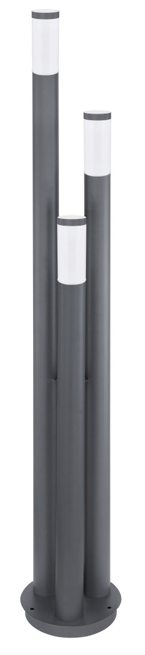 Globo Lighting - BOSTON - Außenleuchte Edelstahl anthrazit, 3x E27