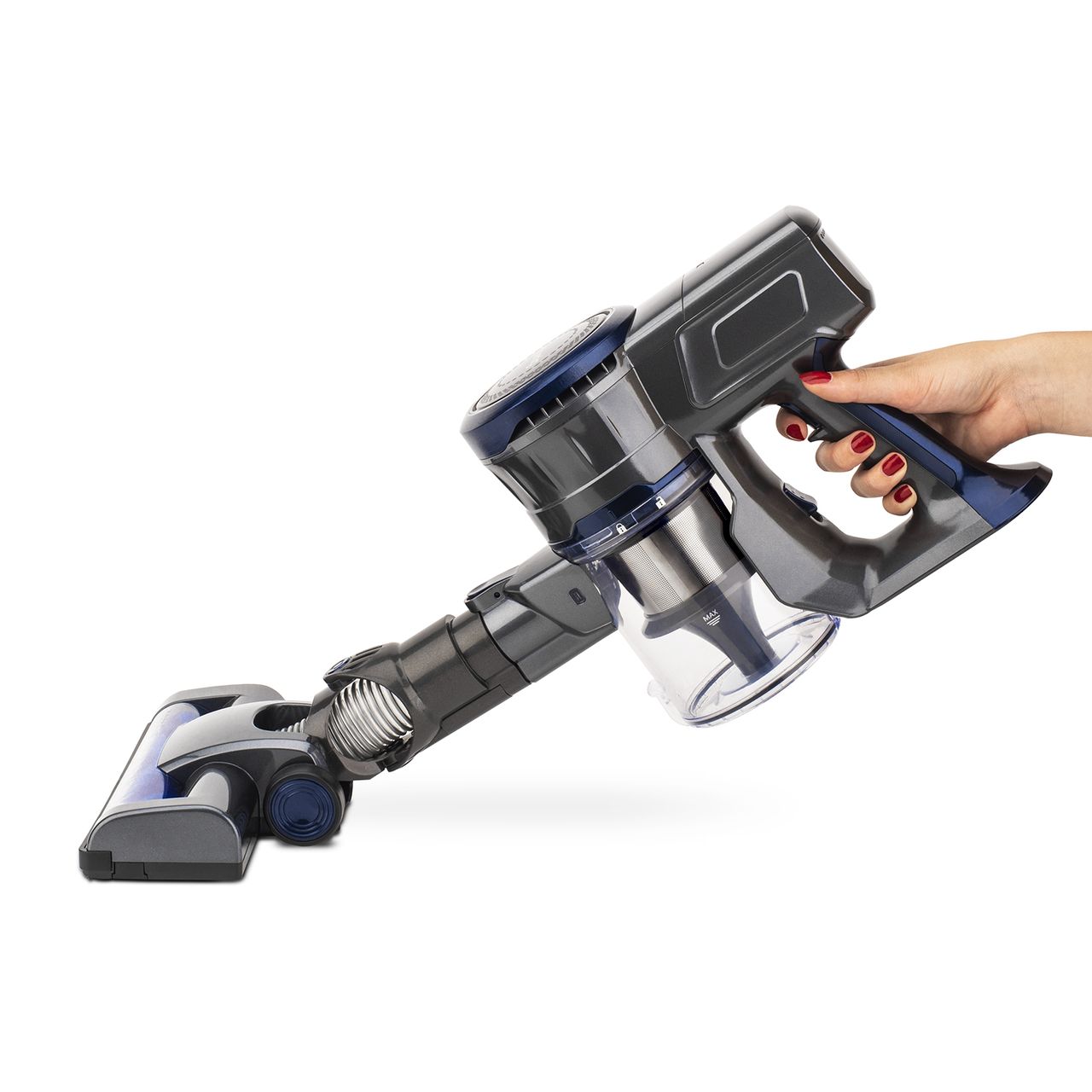 H.Koenig kabelloser Handstaubsauger UP700 bis zu 35 min Autonomie, 120 Watt