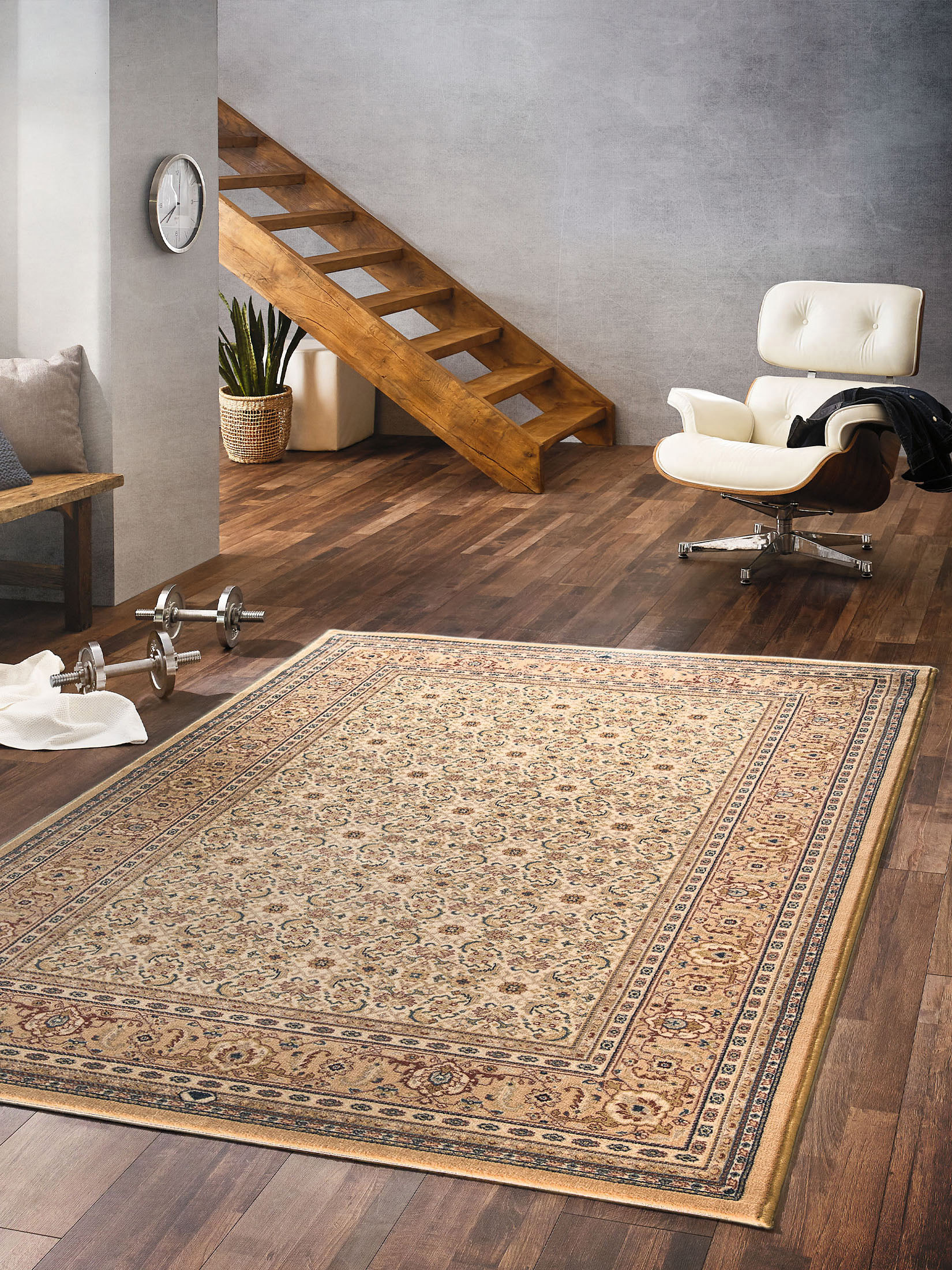 Herati Royal Orient-Teppich, Beige