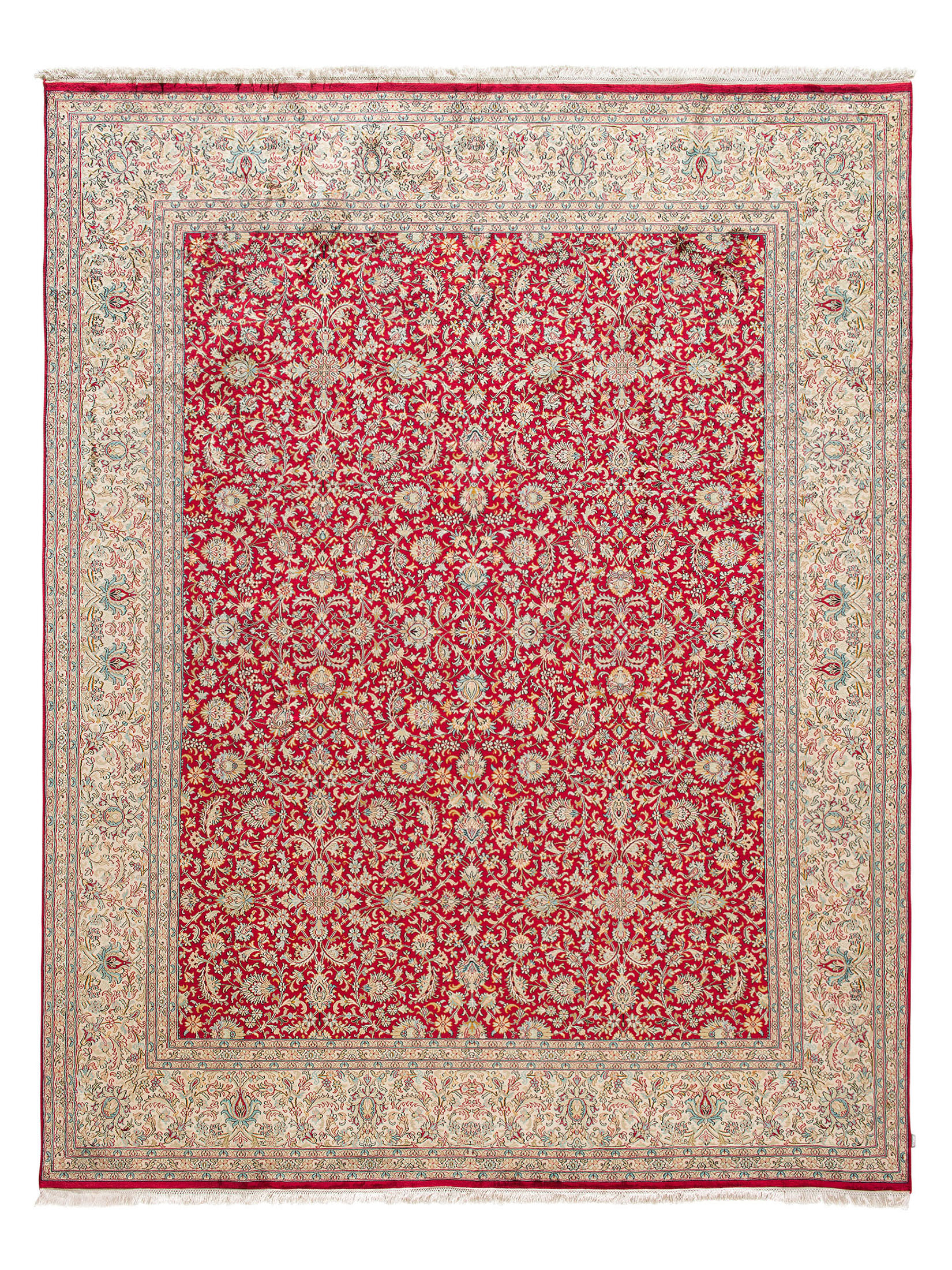 Kaschmir Seide 16/16 ca. 241 x 307 cm, Unikat / Einzelstück