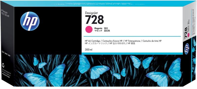 HP 728 Original Tintenpatrone F9K16A Magenta