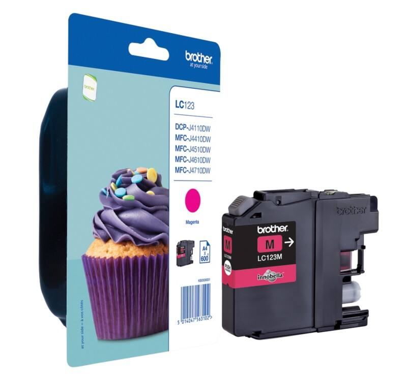 Brother LC123M Original Tintenpatrone Magenta