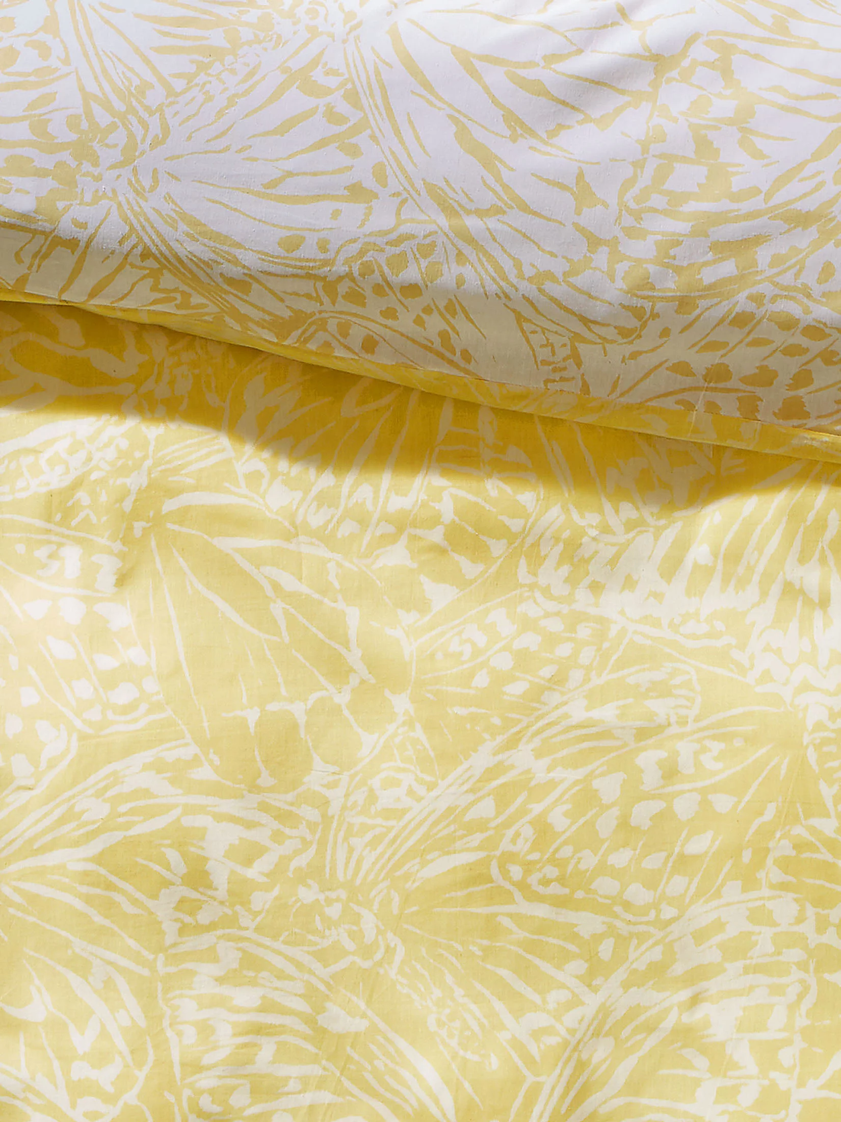 Elanora Satin-Bettwäsche, Gelb