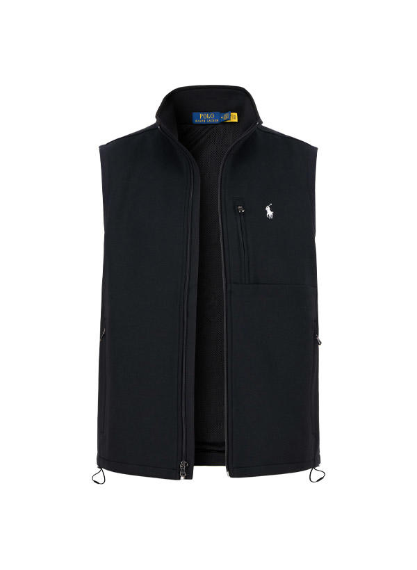 Polo Ralph Lauren, Funktionsweste, Jersey klimaregulierend, schwarz