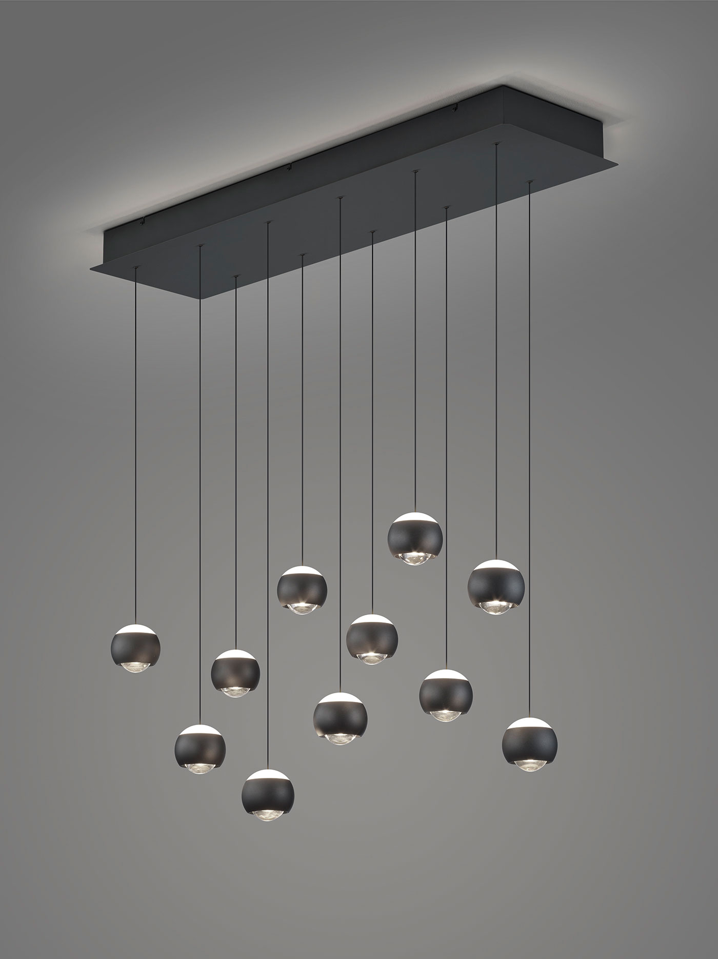 MusterringLED-Pendelleuchte 11flg