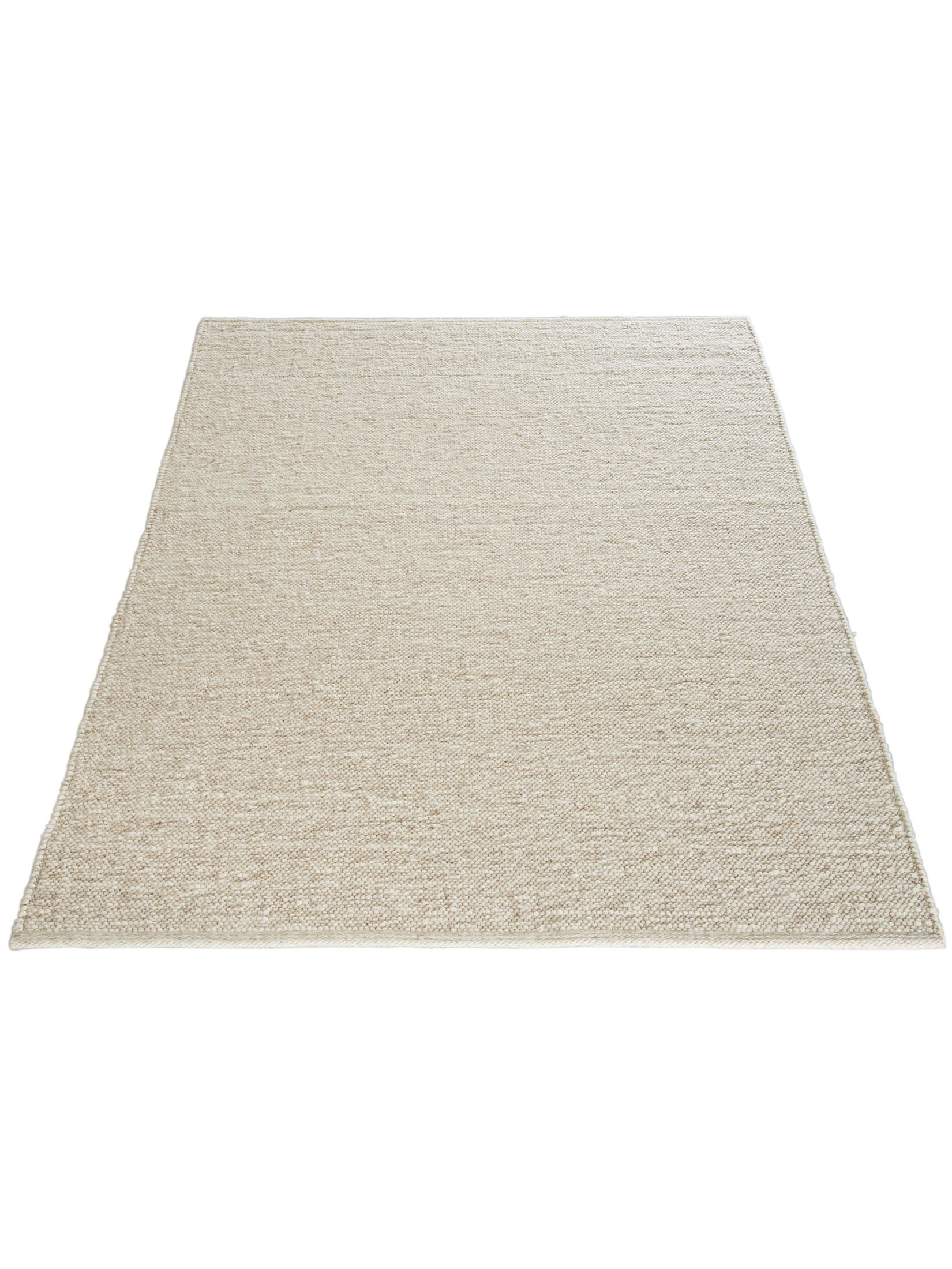 Weißach Woll-Teppich, Beige