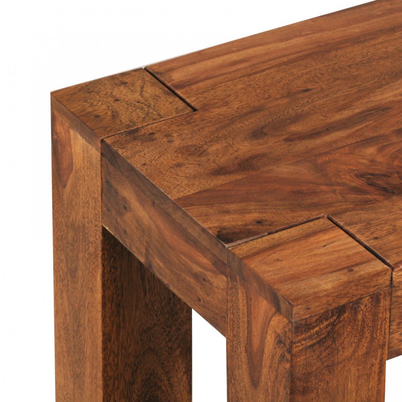 Wohnling Sheesham Massivholz Esszimmer Sitzbank Bank 120 x 35 cm Holz