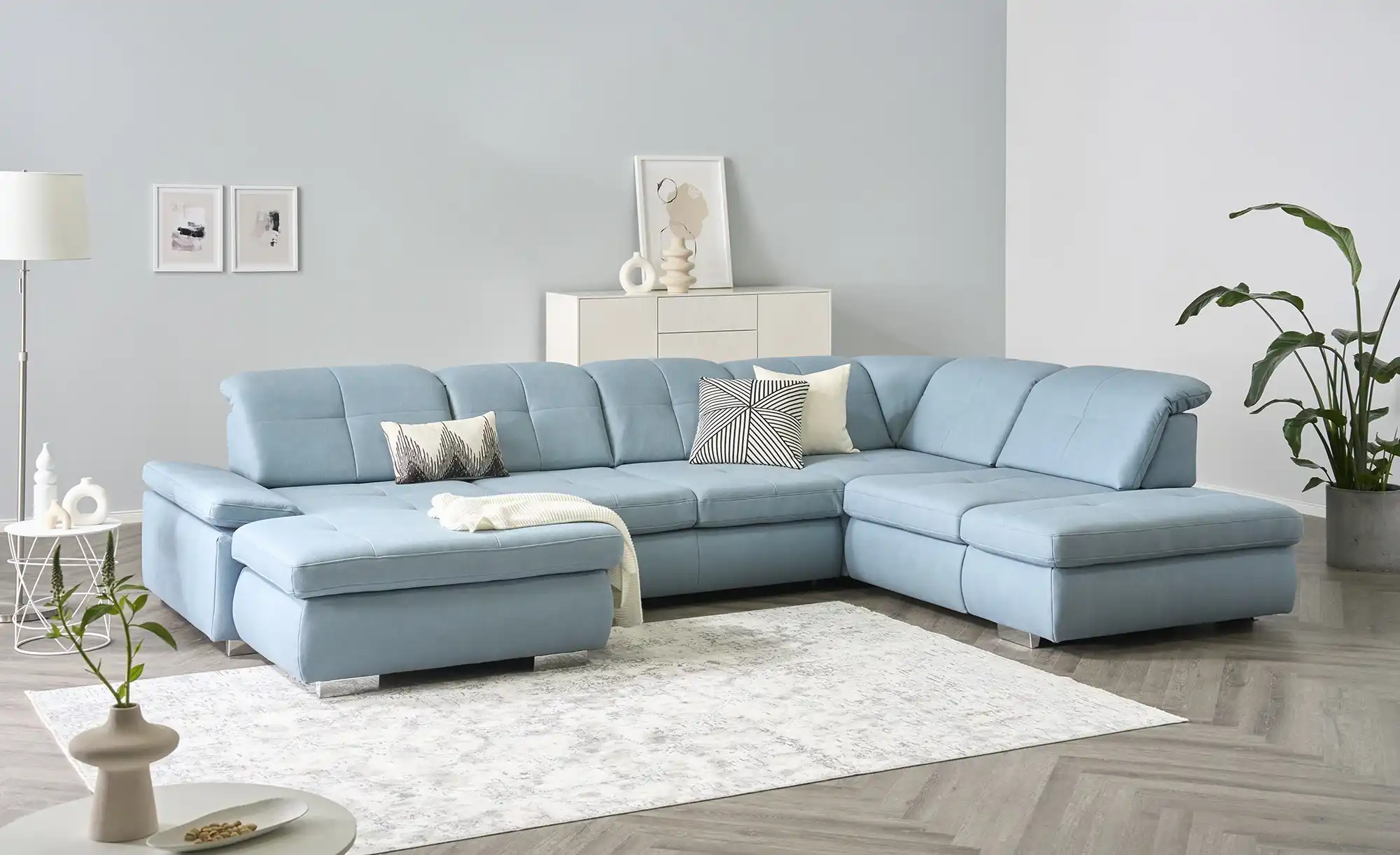 Kollektion Kraft Wohnlandschaft aus Mikrofaser Affair