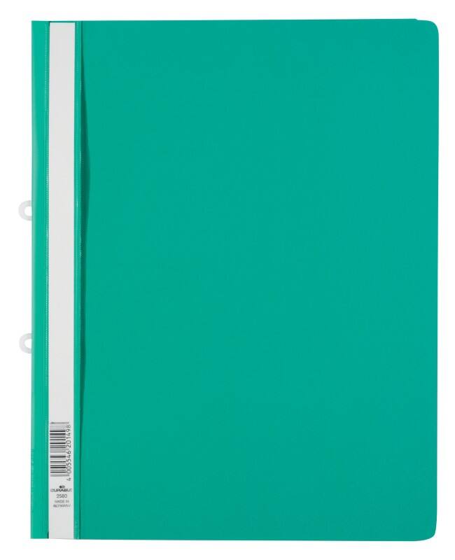 DURABLE Clear View Schnellhefter 258005 DIN A4  PVC (Polyvinylchlorid) 24,3 (B) x 0,2 (T) x 31 (H) cm Grün