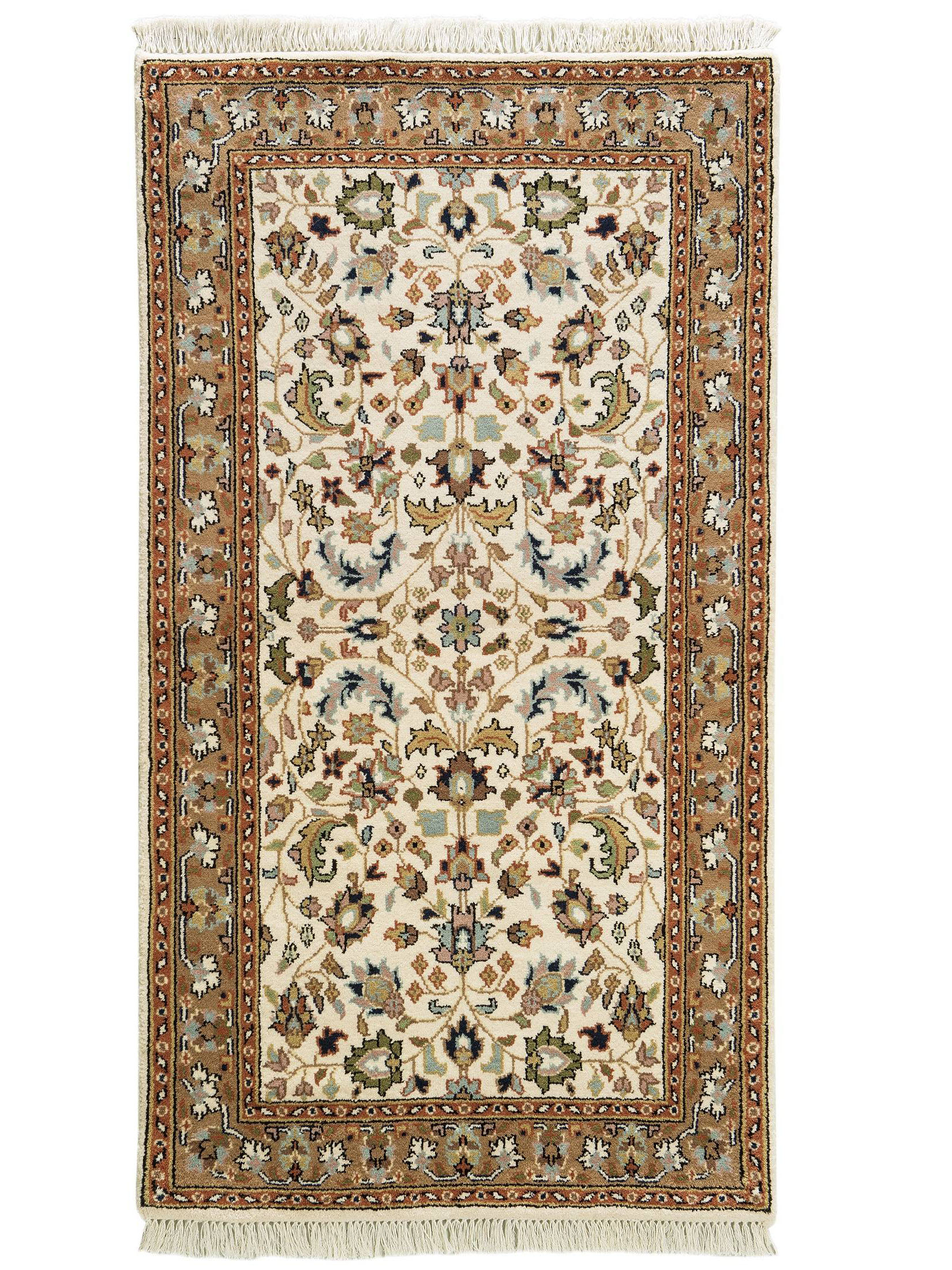 Padischah Isfahan Orient-Teppich, Beige