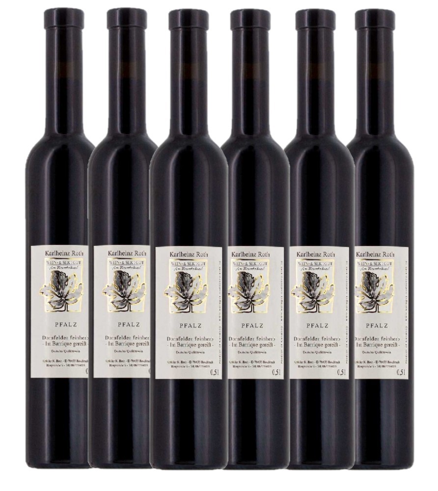 Wein- & Sektgut Karlheinz Roth Weingut Karlheinz Roth Dornfelder Barrique QbA 2016 - 6er Karton