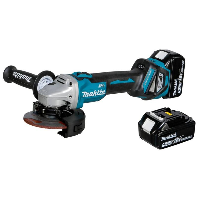 Makita Winkelschleifer DGA511RTJ Rot, Schwarz