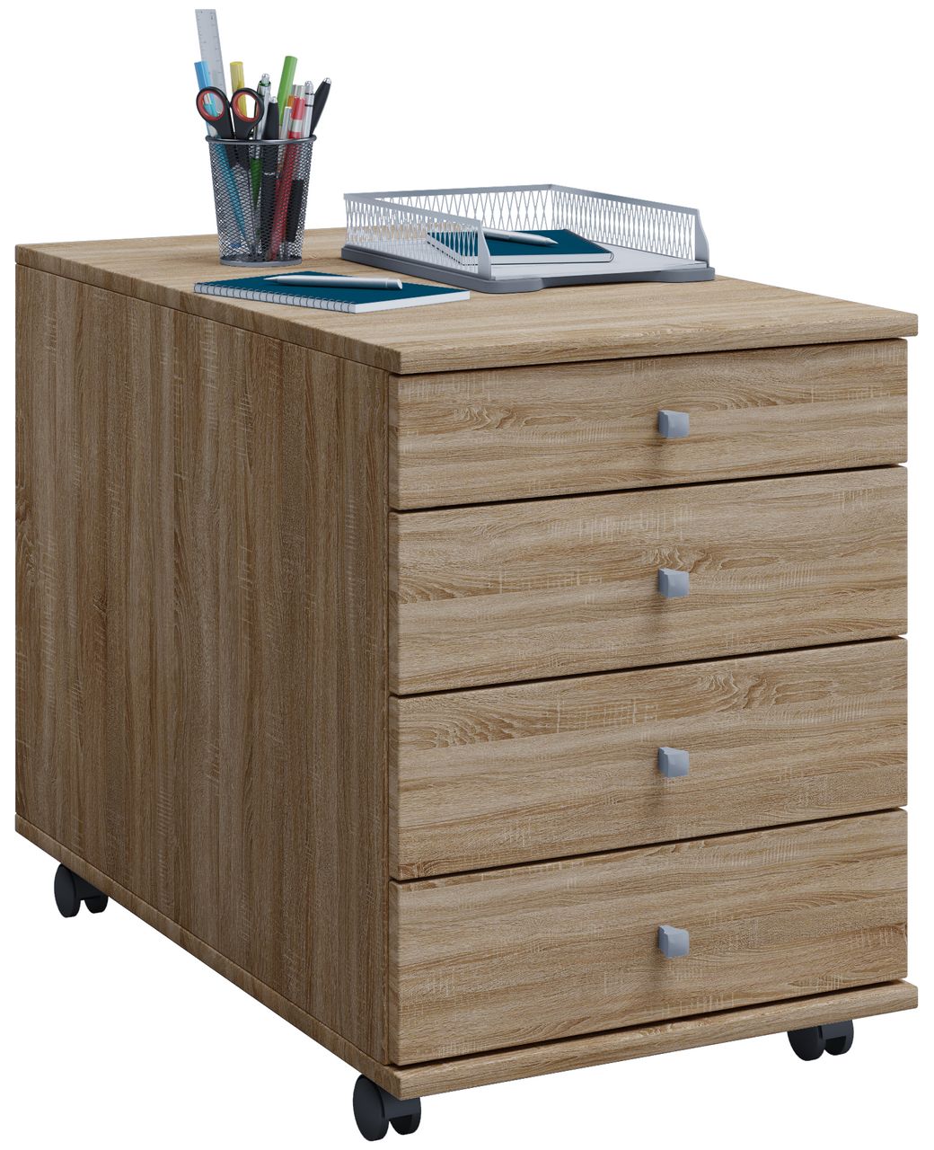 VCM Rollcontainer Lona Maxi Sonoma-Eiche