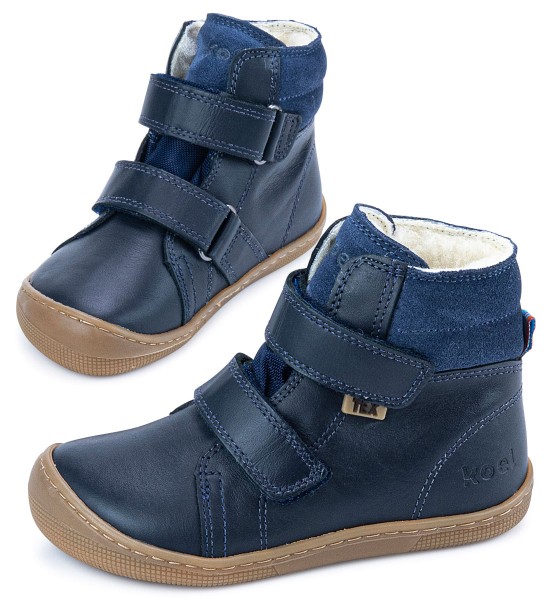 Koel bare ~ Demil HighCut Klettschuh Winter + Tex ~ Blue