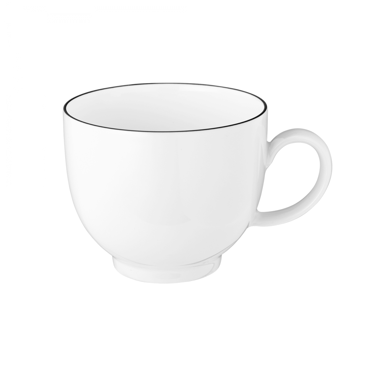 Seltmann Weiden Kaffee Tasse Lido Black Line Weiß