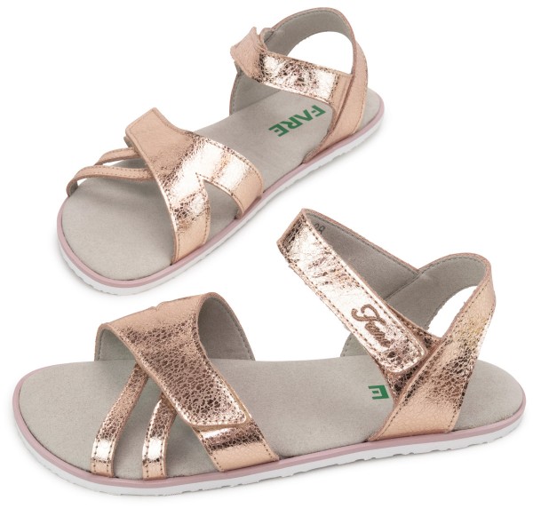 Fare Bare |vA ~ Leder Sandale Benissa ~ Bronze