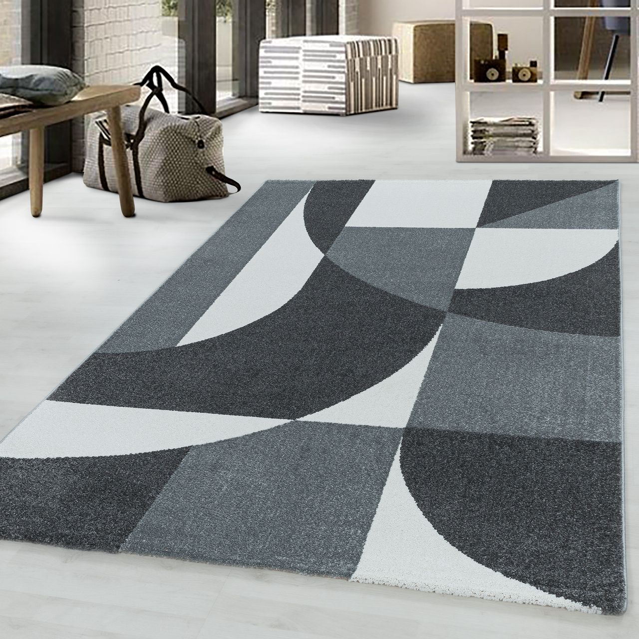 Ayyildiz Teppich, EFOR 3711, GREY, 80 x 150 cm
