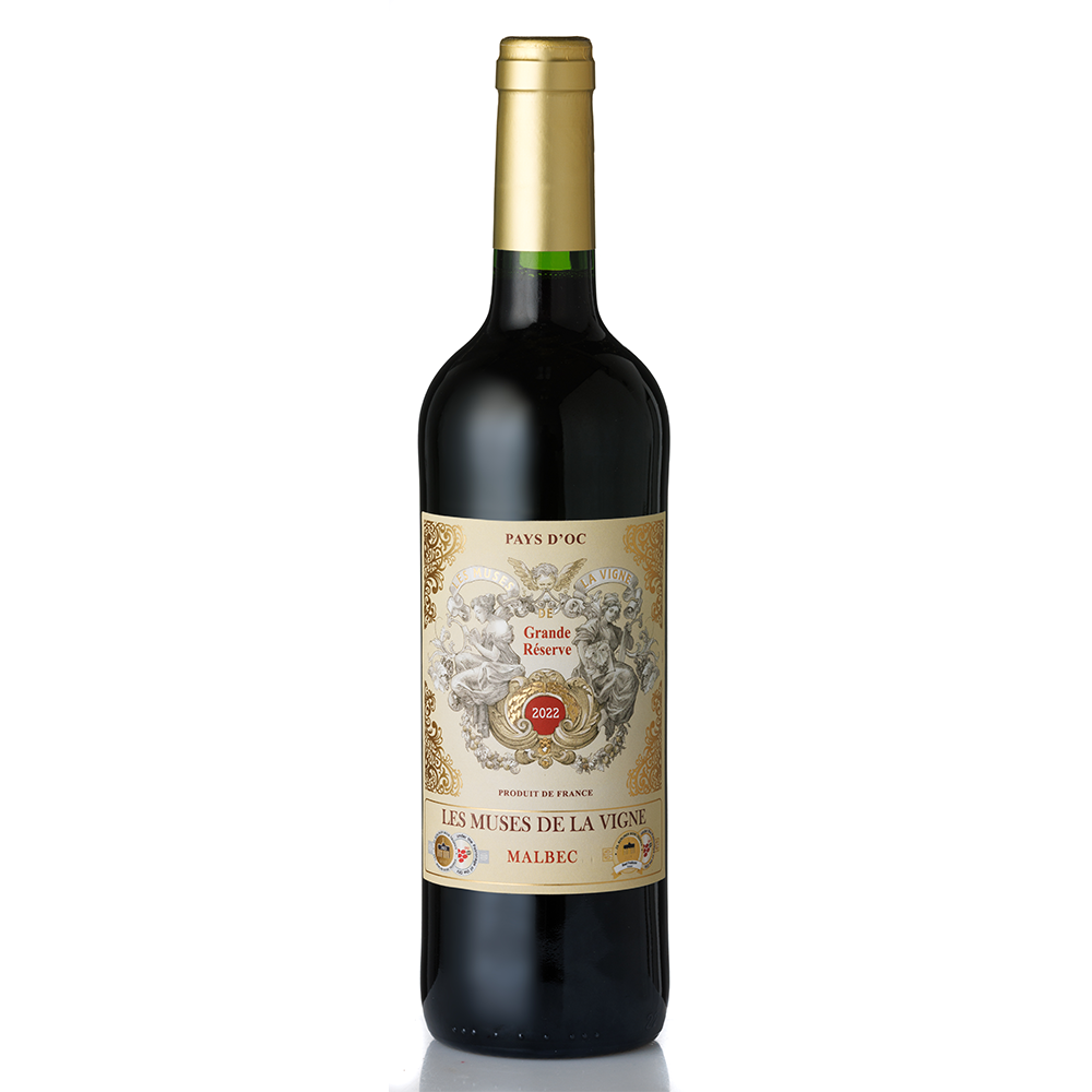 Les Muses de la Vigne Malbec IGP Pays d´OC Grande Réserve halbtrocken 0,75l