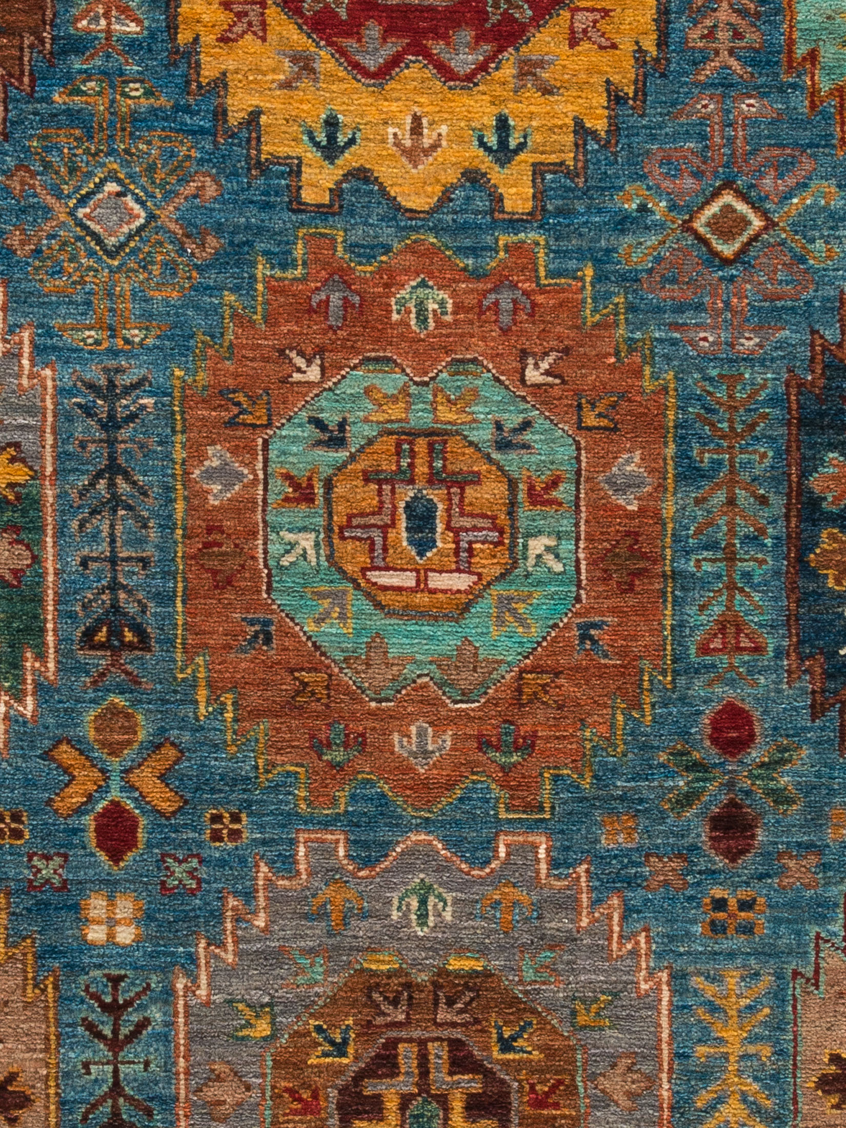 Kazak Ghazni ca. 173 x 243 cm, Unikat / Einzelstück