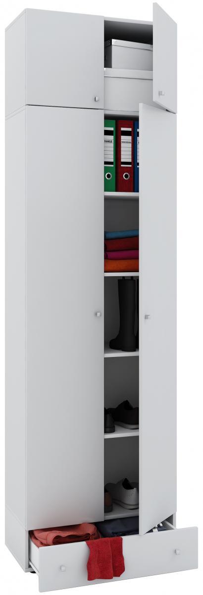 VCM my home Mehrzweckschrank Vandol l Weiß