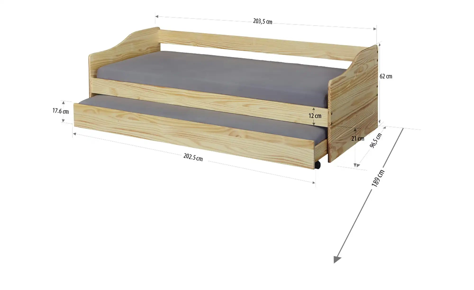 Funktionsbett Leonie