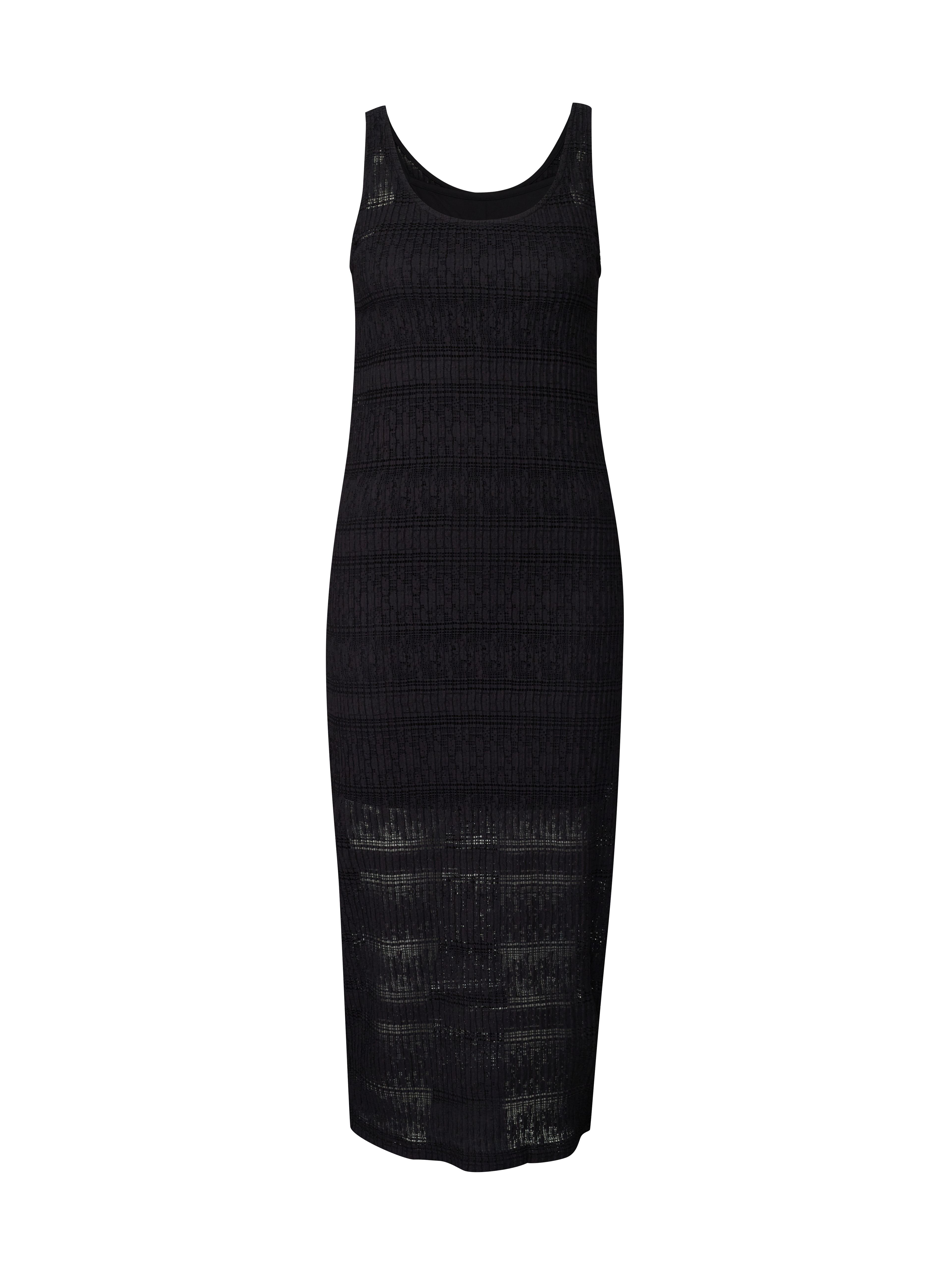 Schwarzes Damen-Midikleid ORSAY