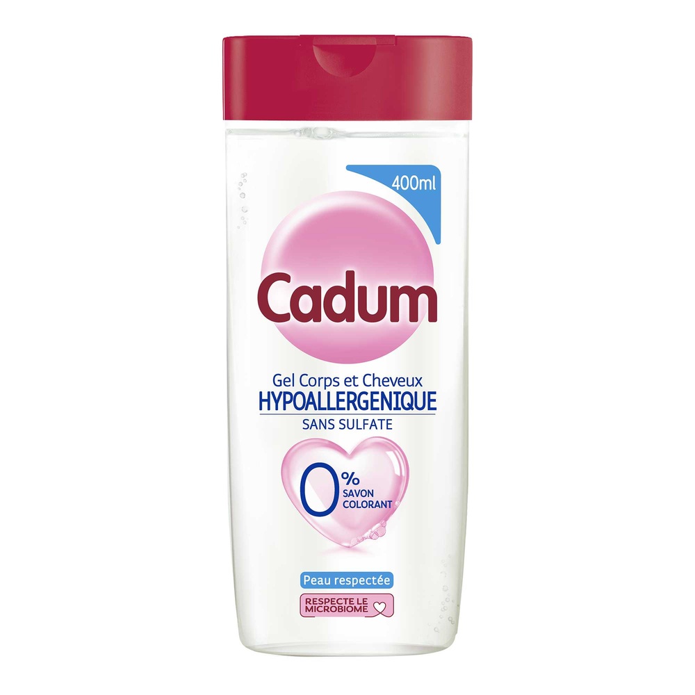 cadum Hypoallergénique Sans Sulfate Gel Corps et Cheveux Hypoallergénique Sans Sulfate