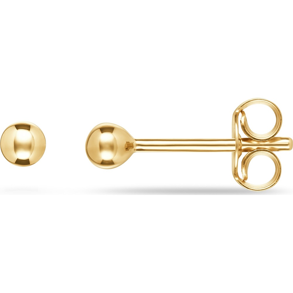 FAVS Boucles d'oreilles à fermoir à poussette 375 Or jaune Boucles d'oreilles