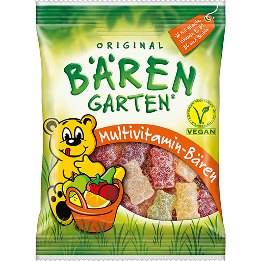 SOLDAN Bären vegan Multivitamin-Bären zuckerhaltig  125 g  Bonbons