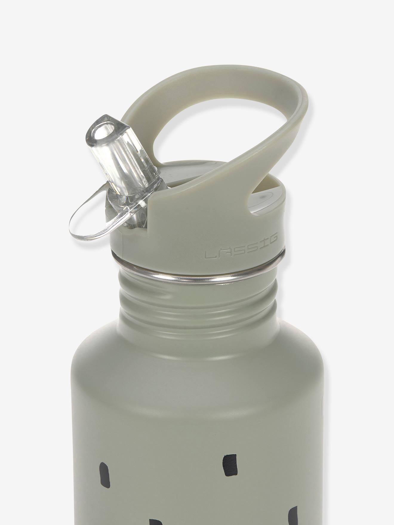 Gourdes LÄSSIG en inox happy prints olive