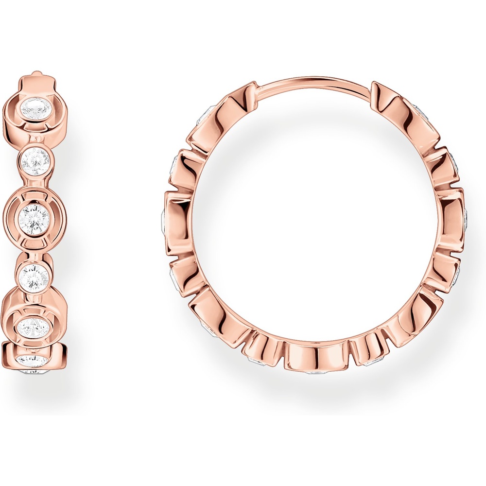 Thomas Sabo Créoles 925 Argent Boucles d'oreilles