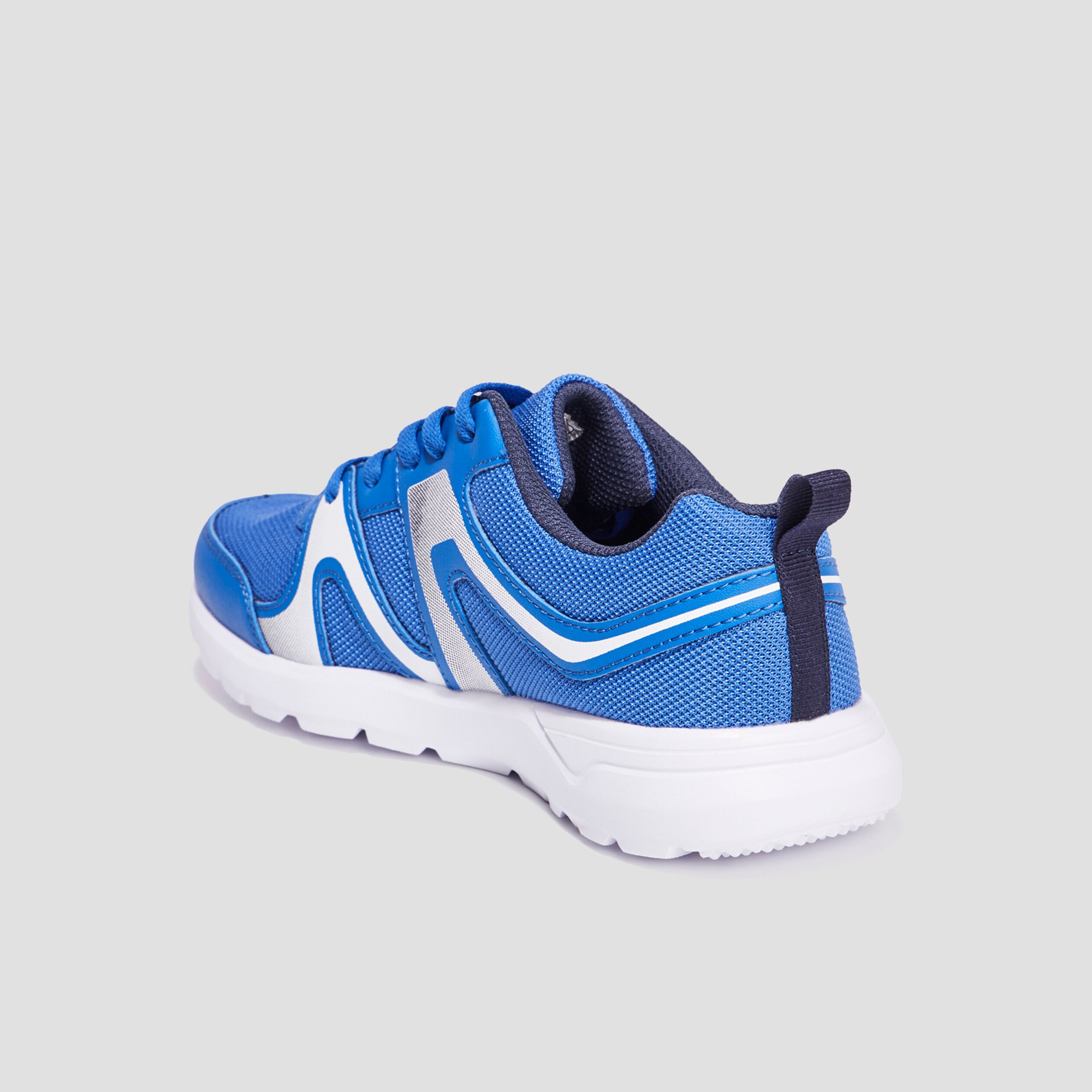 Baskets running à lacets Rexited bleu garçon | La Halle