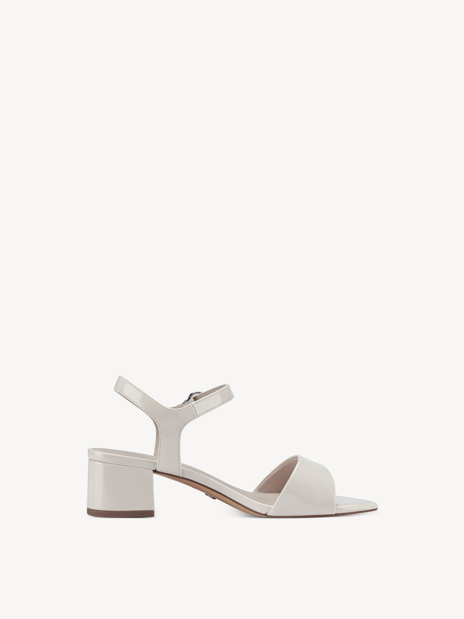 Sandale à talon - beige