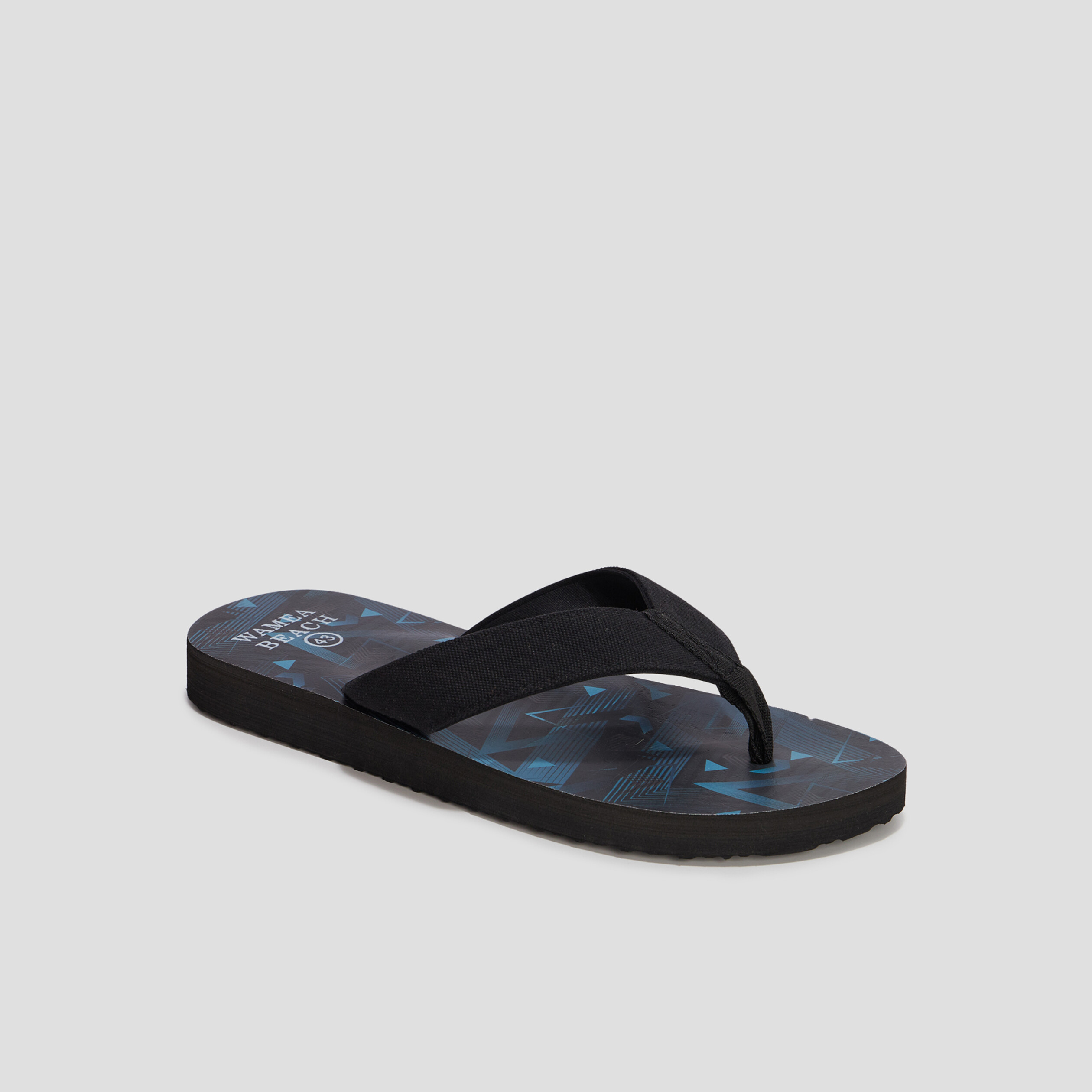 Tongs Wamea Beach bleu homme | La Halle