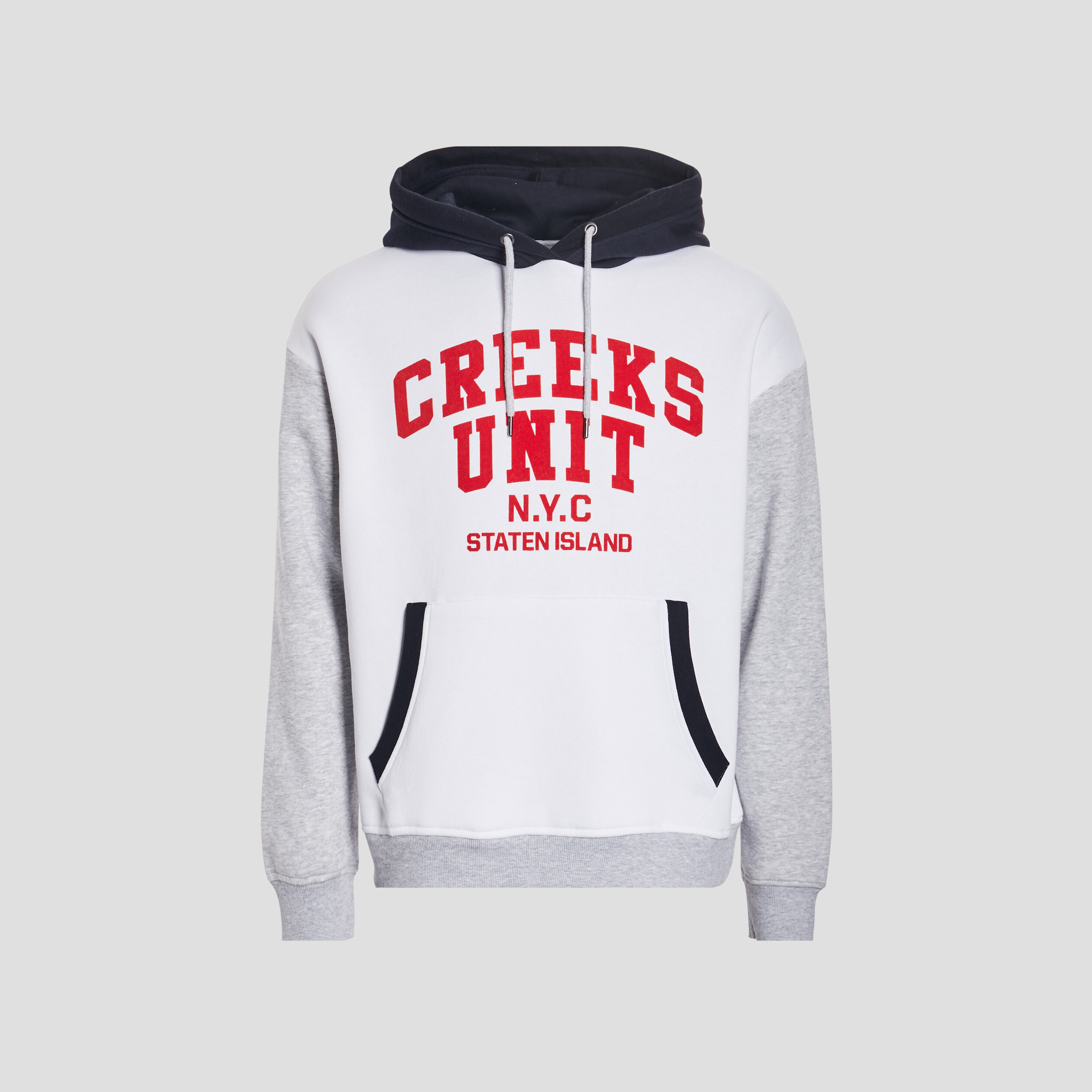 Sweat à capuche hoodie Creeks ivoire homme | La Halle