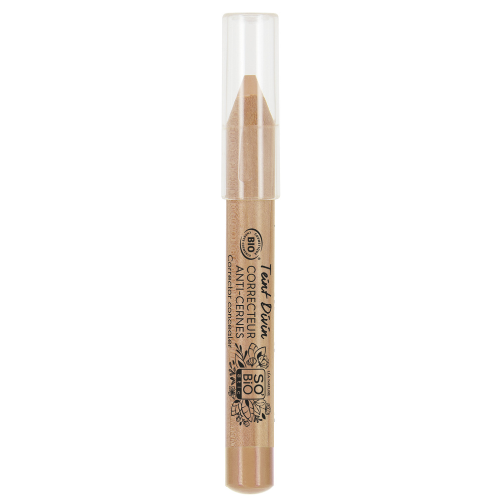 LÉA NATURE SO BiO étic Correcteur anti-cernes, Teint Divin - 25 Beige doré Correcteur