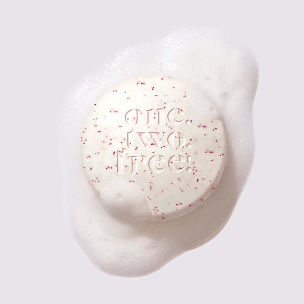 one.two.free! Exfoliating Soap Bar Savon Solide Exfoliant