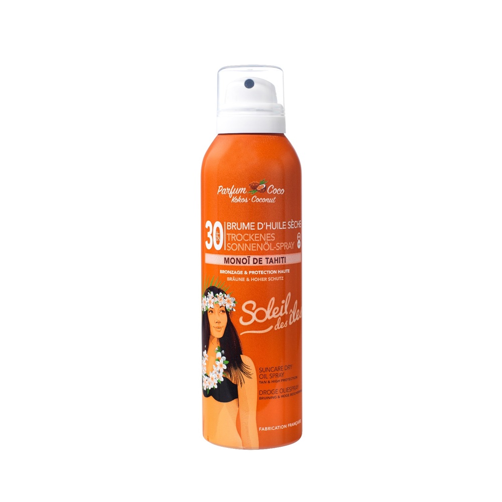 soleil des îles BRUME D'HUILE SECHE BRONZAGE & PROTECTION COCO SPF30 PRODUIT SOLAIRE