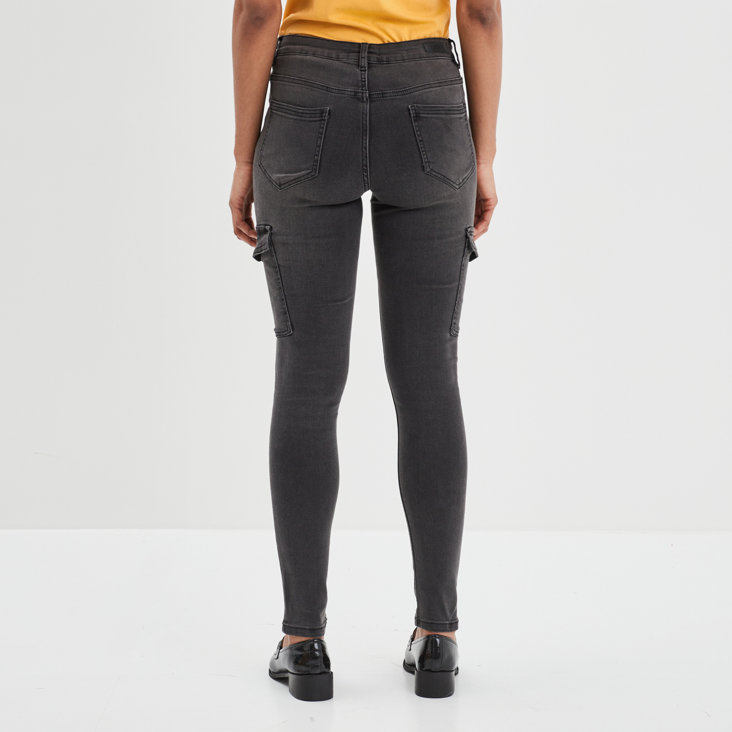 Jeans skinny battle Liberto denim gris femme | La Halle