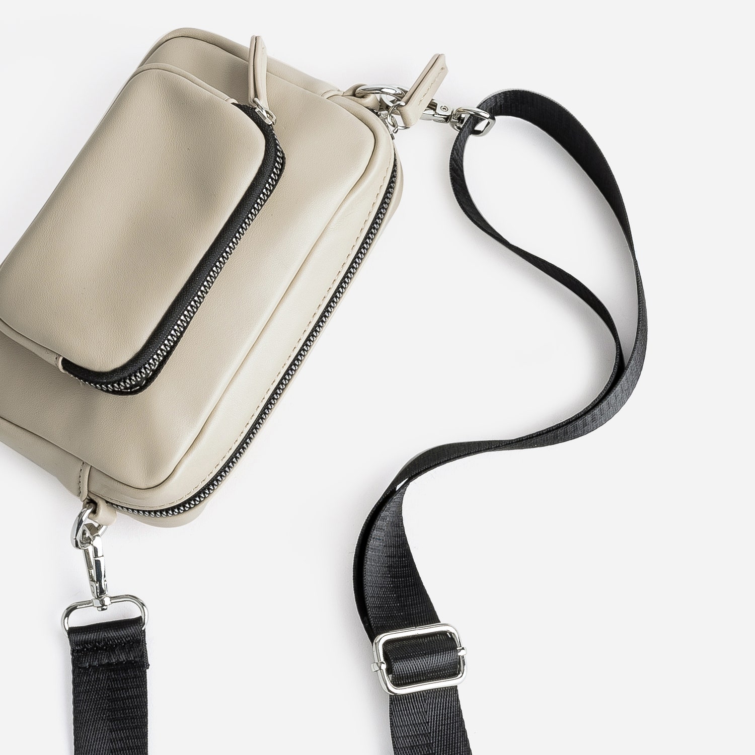 Sac banane TEXTO taupe